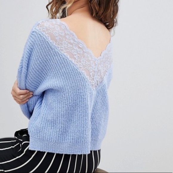ASOS Sweaters - ASOS Oversized Lace Back Sweater!